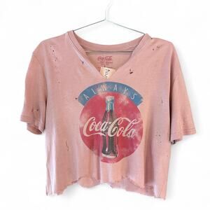 Exclusive Lucky Brand Distressed Coca Cola Tee